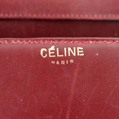 Bolso Vintage Celine Borgoña