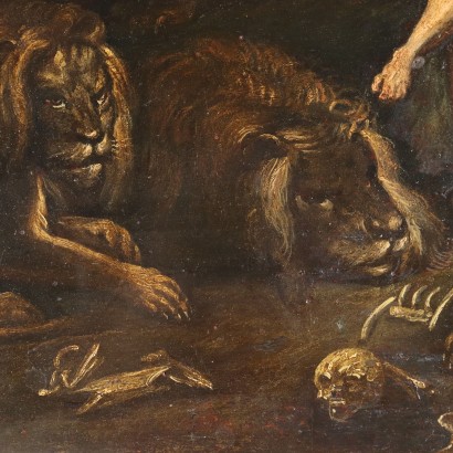 arte, arte italiano, pintura italiana antigua, Daniel en el foso de los leones