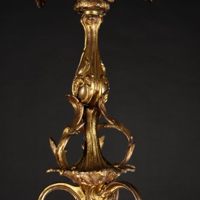 Lustre en style Éclectique Bronze Italie XIX-XX Siècle