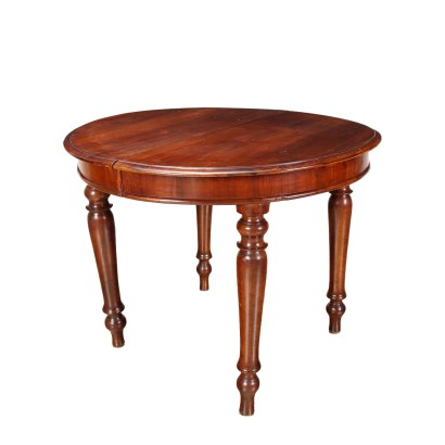 Extendable Table Walnut Italy XIX Century