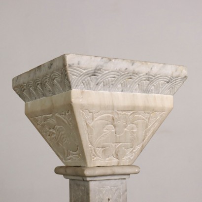 antigüedades, columna, antigüedades de columna, columna antigua, columna italiana antigua, columna antigua, columna neoclásica, columna del siglo XIX, columna neorrenacentista de mármol