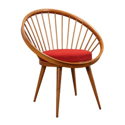 Stuhl Circle Chair Ese Möbler AB Buche Schweden 1960er