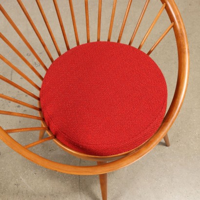 Stuhl Circle Chair Ese Möbler AB Buche Schweden 1960er