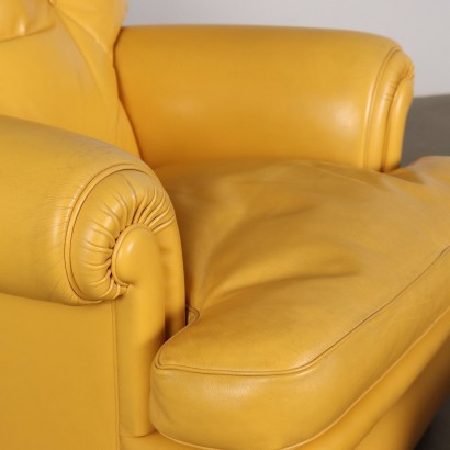 antigüedades modernas, antigüedades de diseño moderno, sillón, sillón de antigüedades modernas, sillón de antigüedades modernas, sillón italiano, sillón vintage, sillón de los años 60, sillón de diseño de los años 60, sillón de cuero 'Dream / B0apostr
