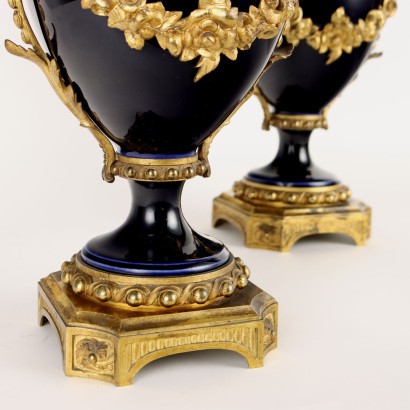 Triptych C. Baglia Porcelain Italy XIX Century