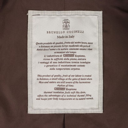 Brunello Cucinelli Herrenjacke Wolle Gr. 54 Italien