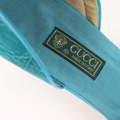 Décolleté D\'Orsay Gucci Vintage Leder N. 39 Italien 1990er
