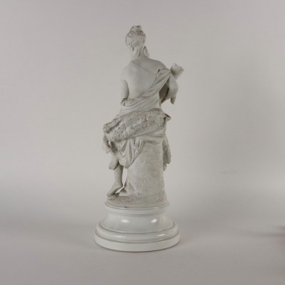 The Goddess of Hunting Sculpture Biscuit Europe XX Century