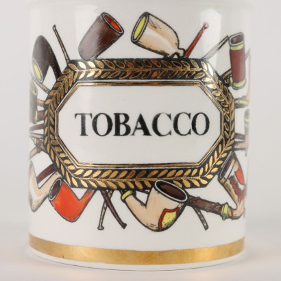 Tobacco Holder P. Fornasetti Ceramic Italy 1960s