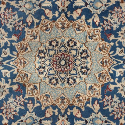 Nain Carpet Cotton Fine Knot Persia 1980s-1990s