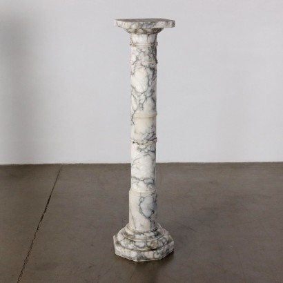 antigüedades, columna, antigüedades de columna, columna antigua, columna italiana antigua, columna antigua, columna neoclásica, columna del siglo XIX, par de columnas de mármol