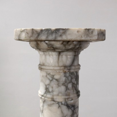antigüedades, columna, antigüedades de columna, columna antigua, columna italiana antigua, columna antigua, columna neoclásica, columna del siglo XIX, par de columnas de mármol