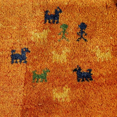 Gabbeh Carpet Wool Fine Knot Persia XX Century