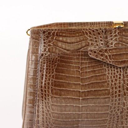 Vintage Bag Crocodile Leather Italy XX Century