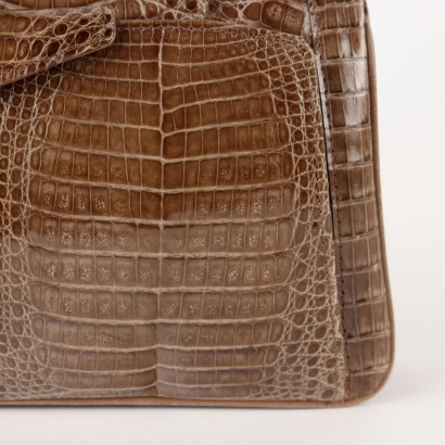 Vintage Bag Crocodile Leather Italy XX Century