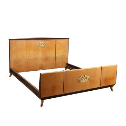 Double Bed Beech Italy 1940s