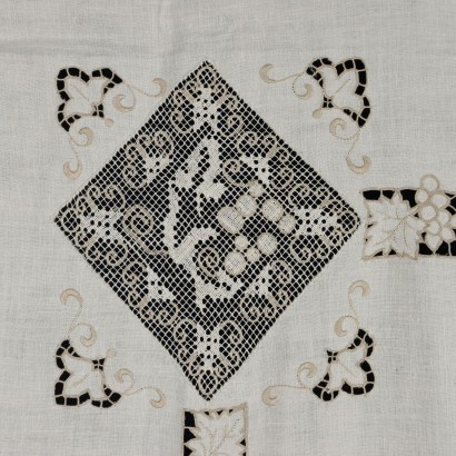 Tablecloth Flax Italy XX Century
