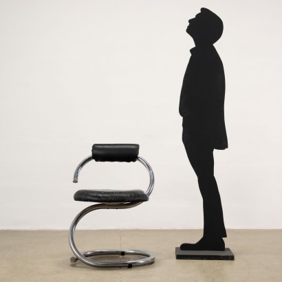 arte moderno, diseño de arte moderno, silla, silla de arte moderno, silla de arte moderno, silla italiana, silla vintage, silla de los años 60, silla de diseño de los años 60, sillas Giotto S 'Cobra', Giotto Stoppino