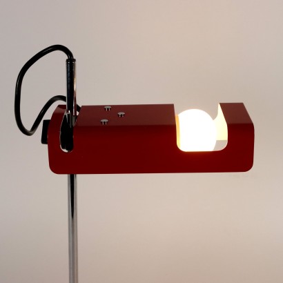 Lampe de Table Spider O-Luce Aluminium Italie Années 1970