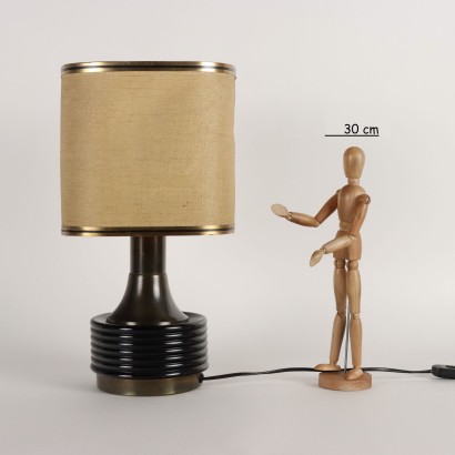 Lampe de Table Aluminium Italie Années 1960