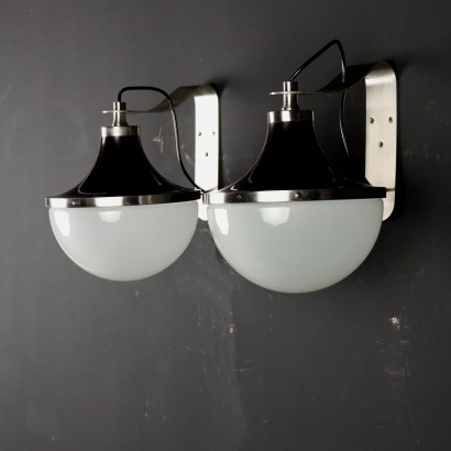Wall Lamps Artemide Pi Parete Aluminium Italy 1960s