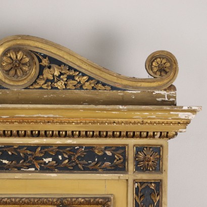 Konsole mit Spiegel Neoklassischen Stil Holz Italien XIX Jhd