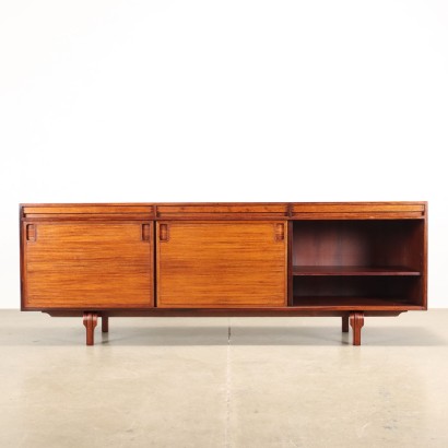 moderne Kunst, Design moderne Kunst, Sideboard, modernes Sideboard, modernes Sideboard, italienisches Sideboard, Vintage-Sideboard, 60er-Jahre-Sideboard, 60er-Jahre-Design-Sideboard, Sideboard Renato Magri für Cantieri Caru, Renato Magri