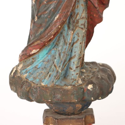 Die Heilige Jungfrau Holz Italien XVIII Jhd