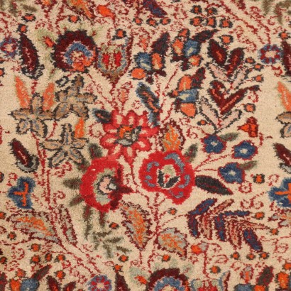 Mud Carpet Wool Big Knot Iran 1970s-1980s