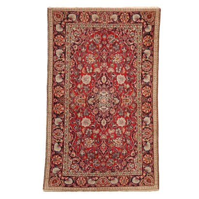 Keshan Carpet Wool Big Knot Iran 1970s-1980s