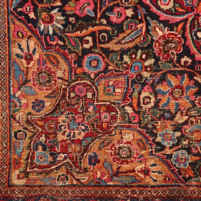 Dorokhsh Teppich Wolle Großer Knoten Iran 1980er
