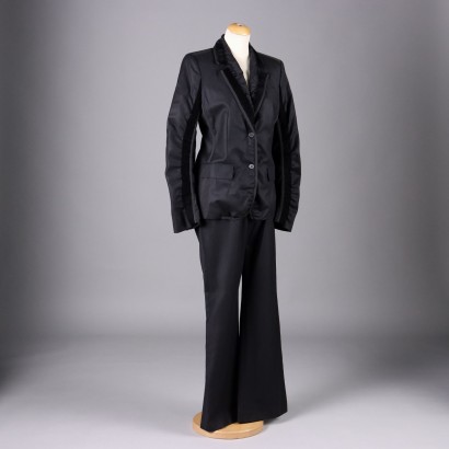 Yves Saint Laurent Suit Wool Size 14 France