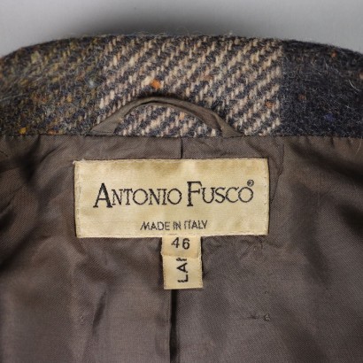 Vintage Jacke Fusco Wolle Gr. 46 Italien 1990er