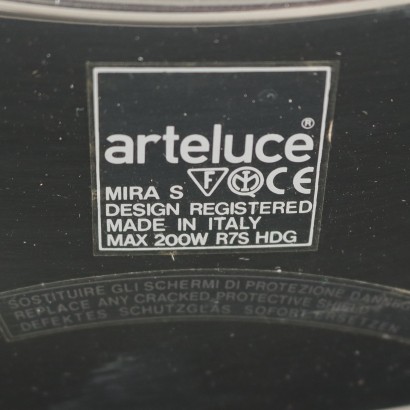 Lampe Arteluce Mira Aluminium Italie Années 1980