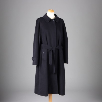 Burberry Vintage Coat Cachemire Size 12/14 United Kingdom 1980s