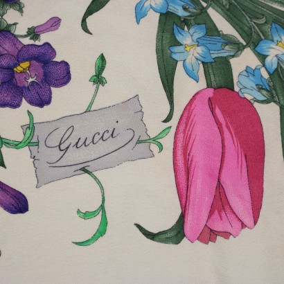 Foulard Gucci Vintage Soie Italie Années 1970