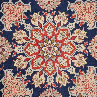 Tapis Laine Noued Fin Asie Années 1950-60