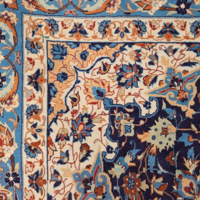 Isfahan Teppich Wolle Feiner Knoten Iran 1950er-1960er