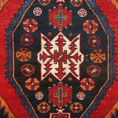 Tapis Laine Noued Gros Asie Années 1960-1970