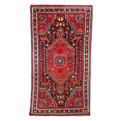 Abadhe Carpet Wool Big Knot Iran 1950s-1960s