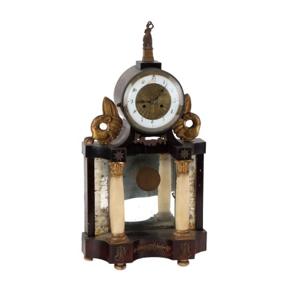 Table Clock Restoration Wood Europe XIX Century