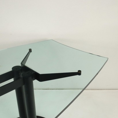 IVM Conference Table Glass Italy 1990s