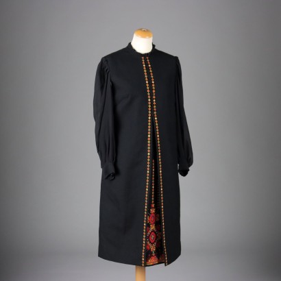 Vintage Dress Wool Size 14 Serbia 1990s
