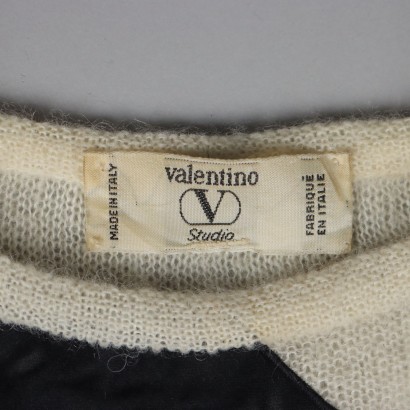 Vintage Jumper by Valentino Wool Size 12 Italy 1980s