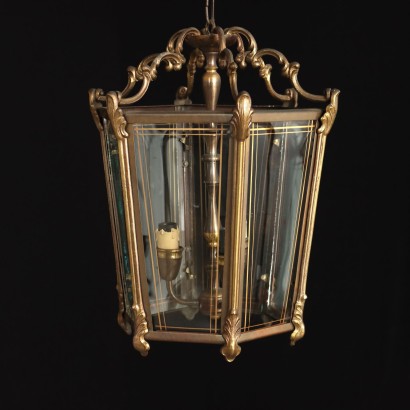 Lantern Brass Italy XX Century