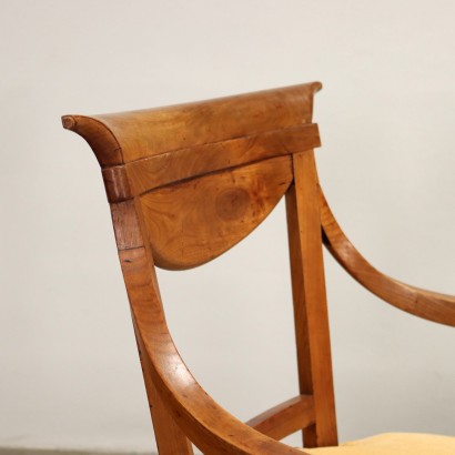 antigüedades, sillón, sillones antiguos, sillón antiguo, sillón italiano antiguo, sillón antiguo, sillón neoclásico, sillón del siglo XIX, pareja de sillones imperio veneciano
