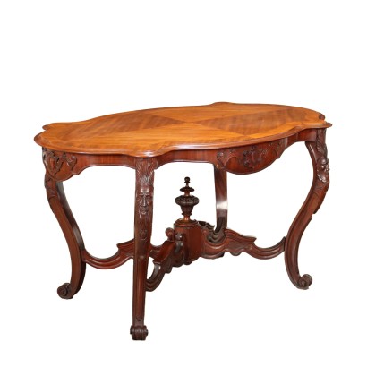Table Umbertino Mahogany Italy XIX Century