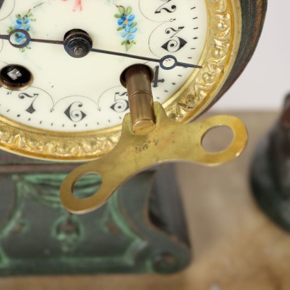 Countertop Clock Marble France XIX Century