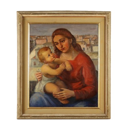 Pintado con Maternidad 1955