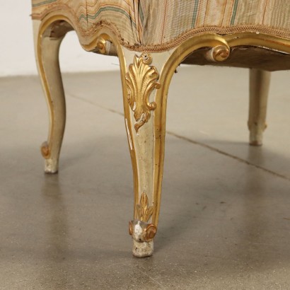 Eklektischer Sessel Holz Italien XIX Jhd